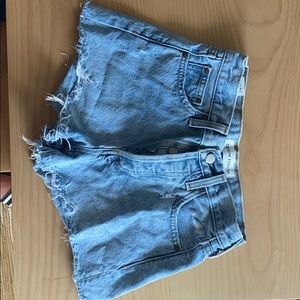 Aritzia Denim Forum ex boyfriend short. Light wash